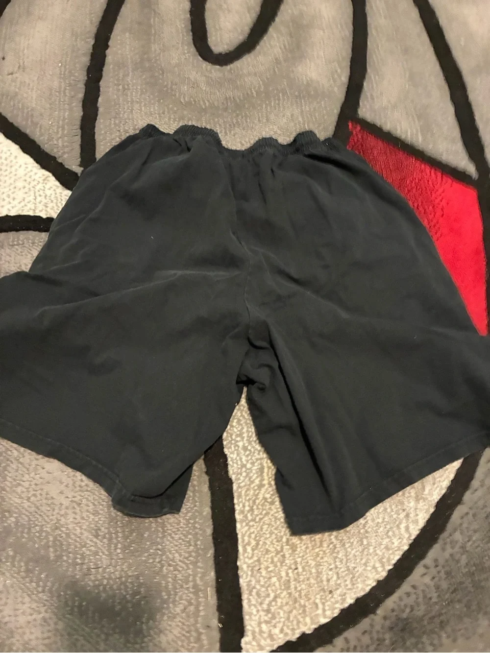 Champion Black Men's Athletic Shorts with Embroidered Logo